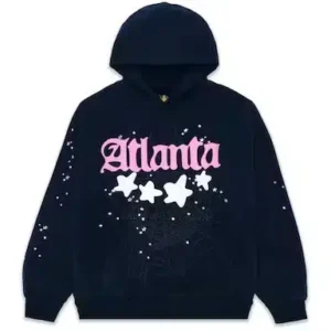 Navy Sp5der Atlanta Hoodie