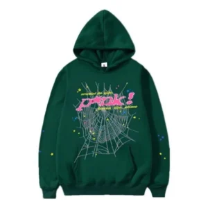 Sp5der 555555Young Thug HOODIE Green