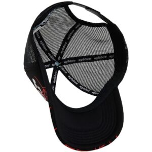 Sp5der Red Denim V2 Trucker Hat Red