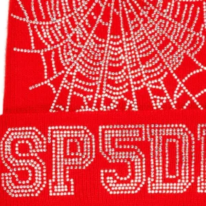 Sp5der Web Beanie Red